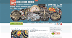 Desktop Screenshot of challengecoinsltd.com